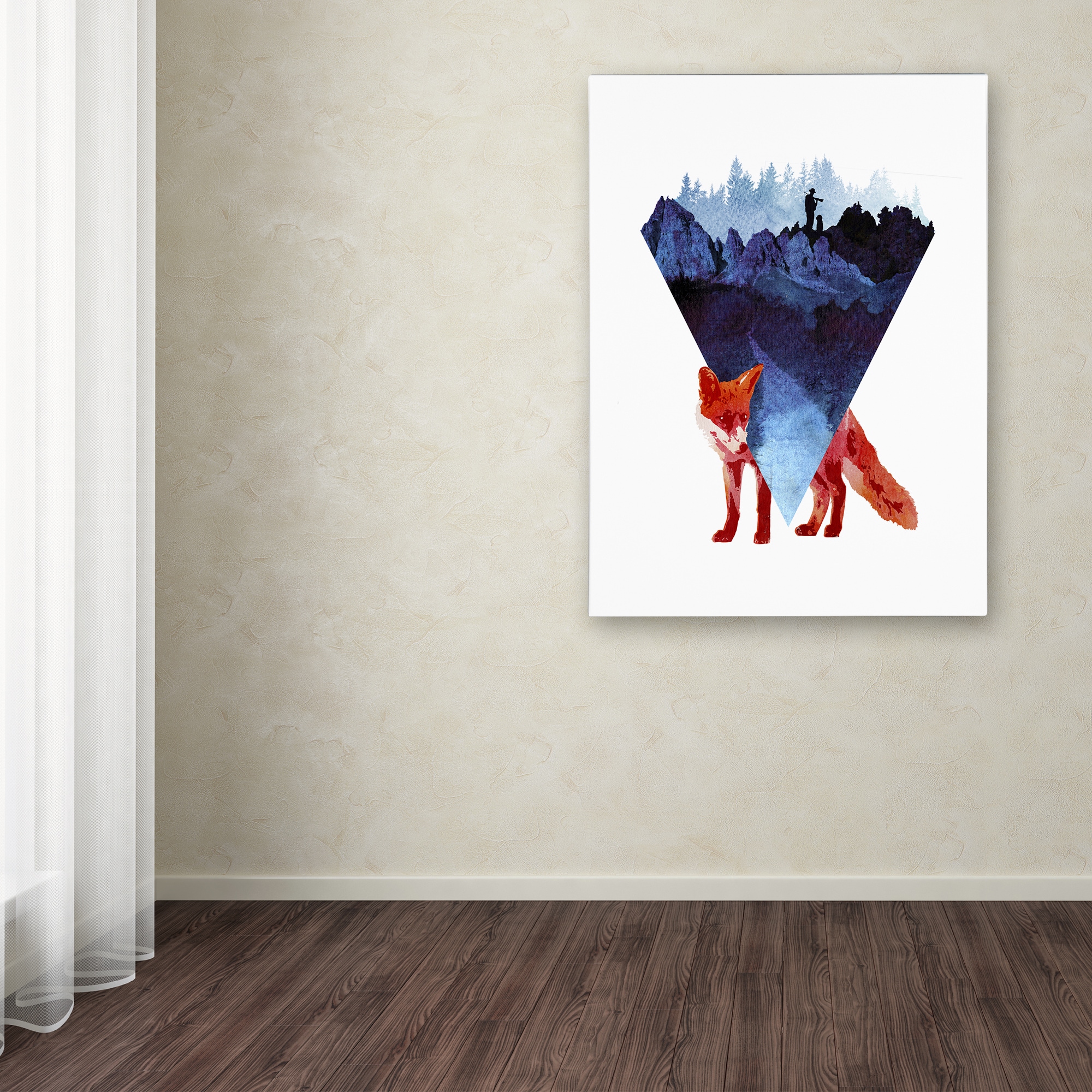 Trademark Fine Art 'Risky Road' Canvas Art by Robert Farkas
