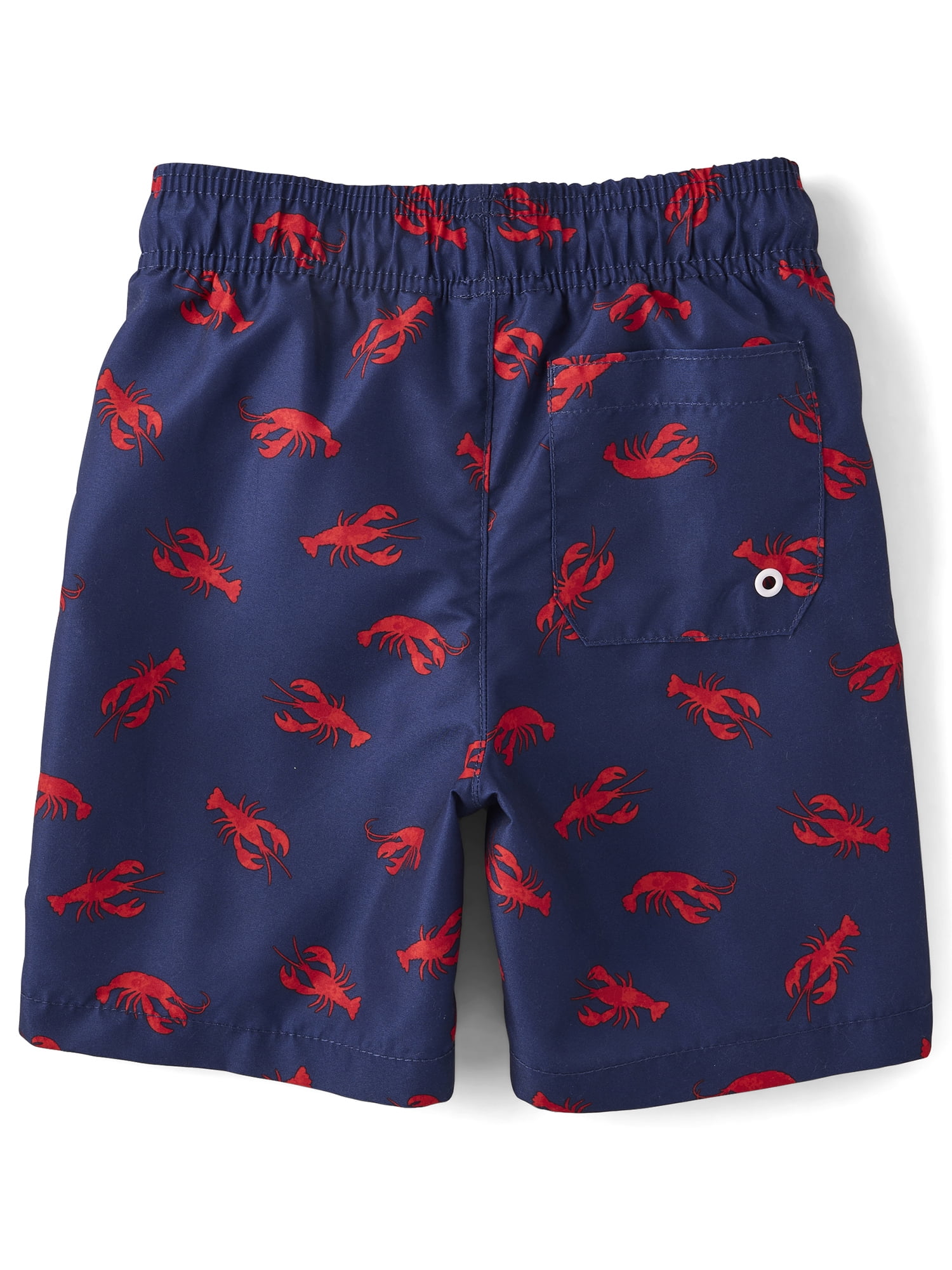 The Children's Place Boys Short Sleeve Printed Rashguard Swim Set, 2-Piece, Sizes S-XXL