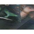 thumbnail image 3 of Ambesonne Cartoon Quilted Coverlet 3 Pcs, Mermaid Lake Lilies, King Size, Green Brown Jade Green, 3 of 4