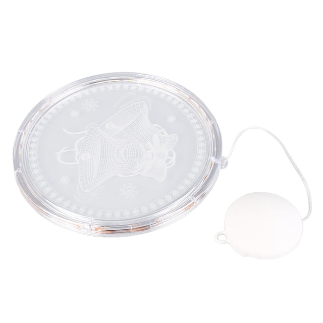 Luz de ventana navideña luz LED navideña con patrón de campana 3D transparente para fiesta ANGGREK Otros