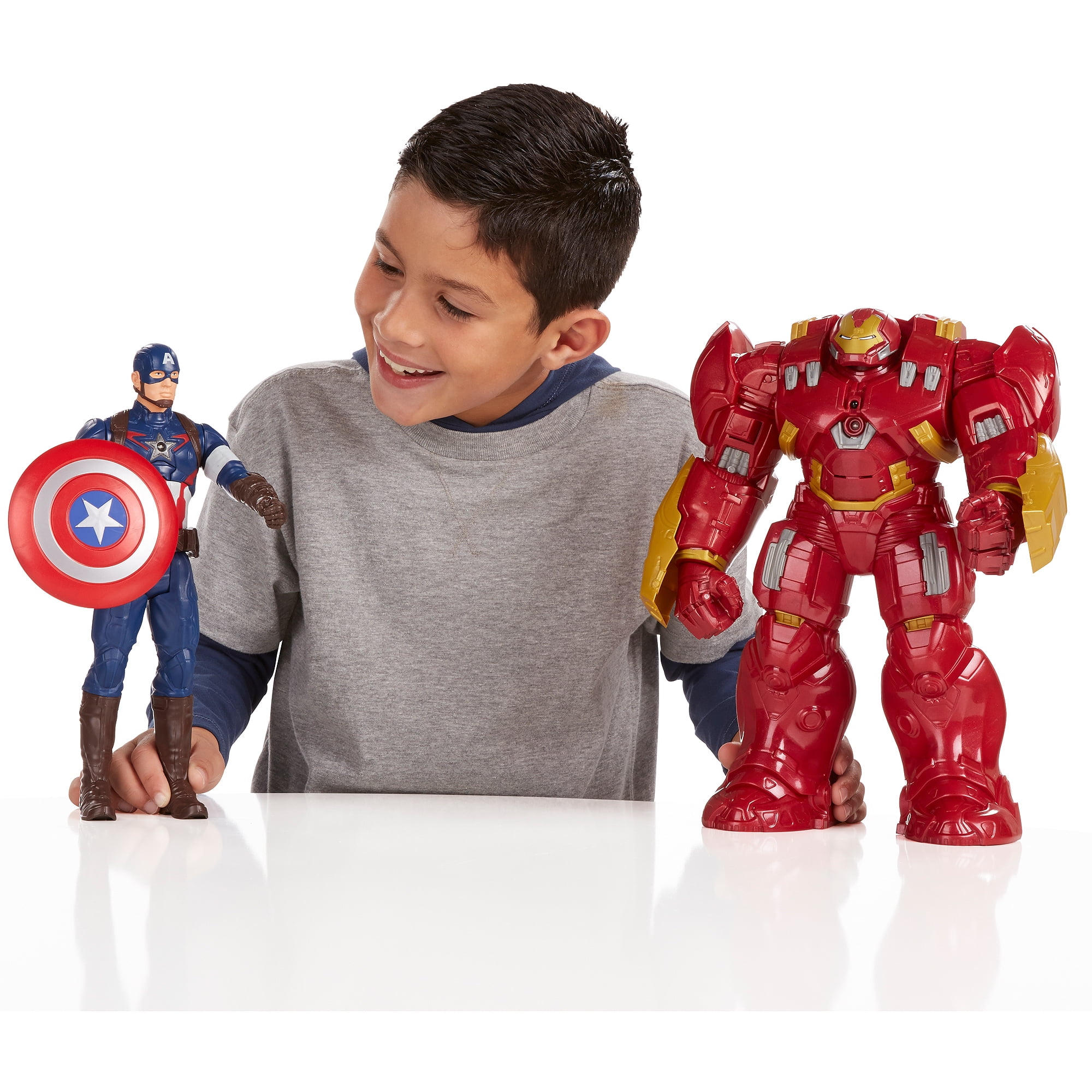 marvel avengers titan hero tech interactive hulk buster 12 inch figure