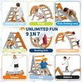 thumbnail image 6 of Toddler Climbing Toys Indoor, Durable HDPE & PP Plastic Baby Climbing Set with Arch, Ramp, Ladder & Slide, Indoor Playground Jungle Gym Playset, 6 of 7