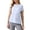 Light Blue, variant on Women's Running Fitness Top Breathable Training Yoga T Shirt Sportswear (Army Green,L)