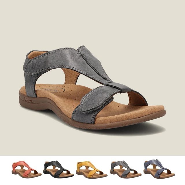 Sandalias ortopédicas cómodas para mujer, sandalias ortopédicas, sandalias casuales de playa con plataforma plana JadeP Sandalias ortopédicas cómodas para mujer