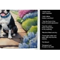 thumbnail image 5 of Boston Terrier Spring Path Kitchen Towel, 5 of 6