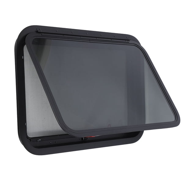 Ventana Para Autocaravana, Marco De aleación De Aluminio, Vidrio Templado Tintado, Sellado Acanalado, Ventana Para RV Antioxidación Con Pantalla Para Caravana Y Autocaravana