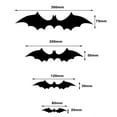 thumbnail image 4 of Hadanceo 11/55/60/88/120Pcs Halloween Spooky 3D Bat Stickers Realistic Terrifying Halloween Decor Self-adhesive Stickers, 4 of 12