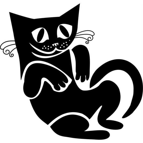 Living Room Art Cat Design Kids Boys 20 X 20 Inches