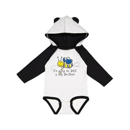 

Inktastic Bee Future Big Brother Gift Baby Boy Long Sleeve Bodysuit