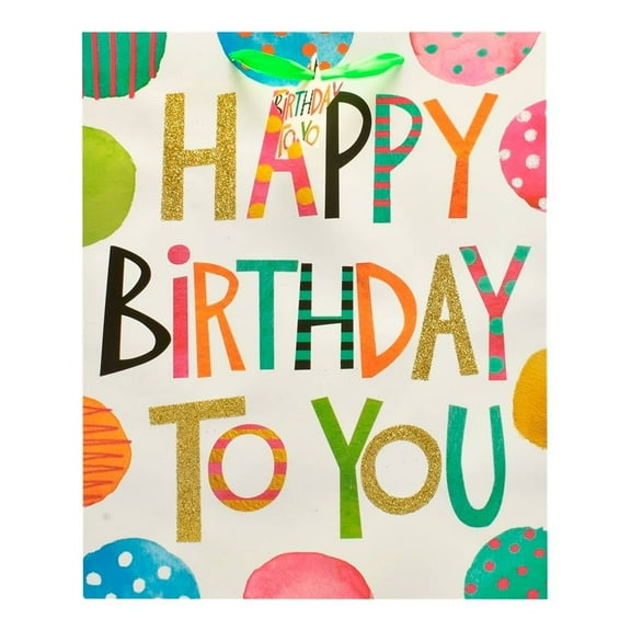 Bolsa para Regalo Prichos Blanco Happy Birthday To You