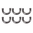thumbnail image 1 of U Rings, 10 Sets Metal U Rings Buckle Handbag Connector with PH Screws Strong Long Lasting StableTrusted for Leather Crafts, 1 of 7