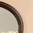 thumbnail image 5 of Furniture of America Ramsaran Traditional Wood Frame Oval Mirror in Brown Cherry, 5 of 5