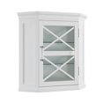 thumbnail image 1 of Elégant Home Fashions ELG-630 Bleu Ridge Armoire Murale d'Angle en Blanc, 1 of 5