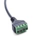 thumbnail image 3 of Adaptador de terminal de tornillo de 3,5 mm Cable de altavoz Trrs estéreo de 4 núcleos, 3 of 5
