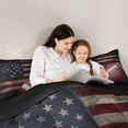 thumbnail image 5 of Erosebridal American Flag Bedding Set, Football Comforter Set Twin Soccer Sports Games Down Comforter United States Federations Stars Stripes Duvet Sets Teens Adult Bedroom Decor, 5 of 7