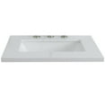 thumbnail image 2 of 25" White quartz countertop and single rectangle sink, 2 of 3