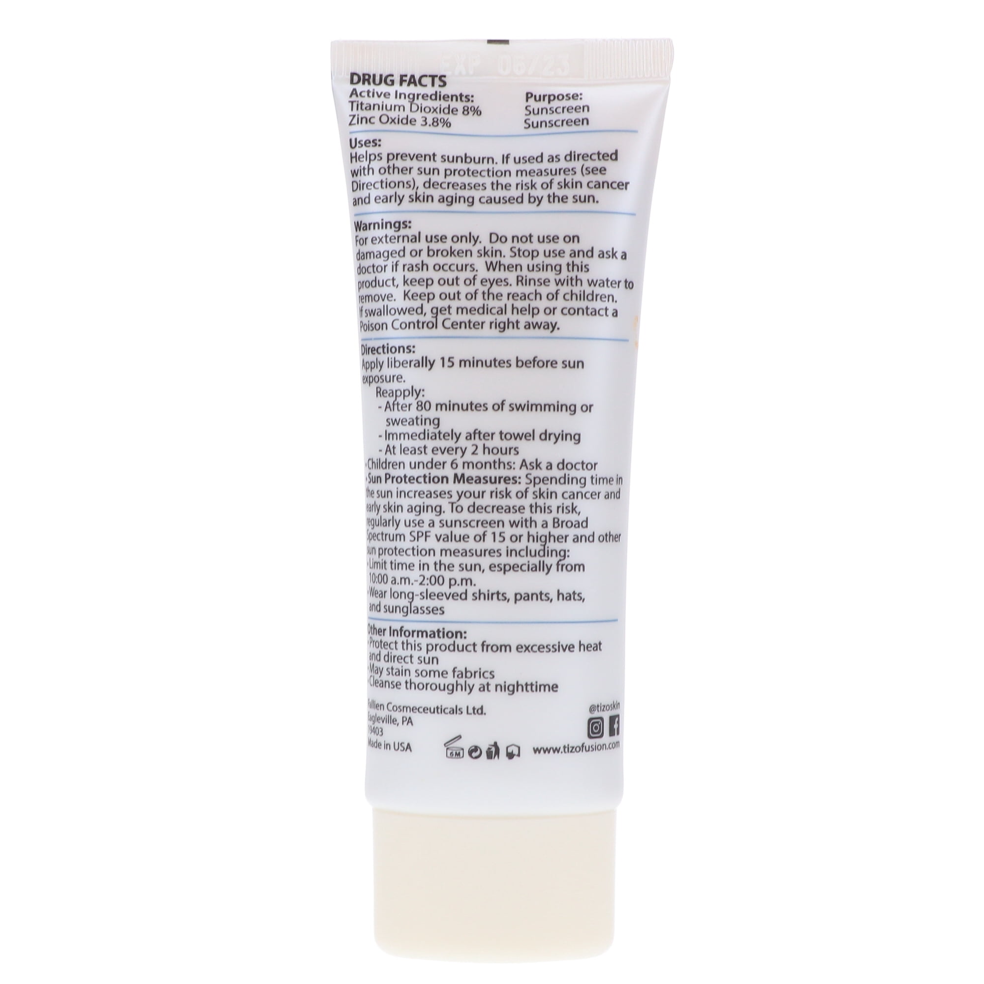 tizo3 sunscreen ingredients