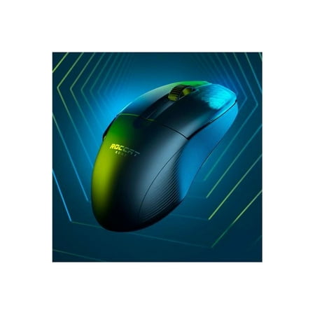 ROCCAT - Kone Pro Air  Lightweight Wireless Bluetooth Optical Gaming Mouse With 19K DPI and RGB Lighting - Ash Black