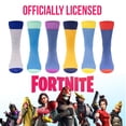 thumbnail image 3 of Calcetines Fortnite High para niños y adolescentes, paquete de 6 unidades, diseño vibrante, 3 of 4