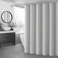 thumbnail image 4 of Mdesiwst Tub Shower Curtain, Wrap Around Clear Shower Curtain Liner with 8 Hook PEVA Extra Wide Bathtub Curtain for Bathroom Vintage Freestanding Tub 47.24"W x 70.87"L, 4 of 7