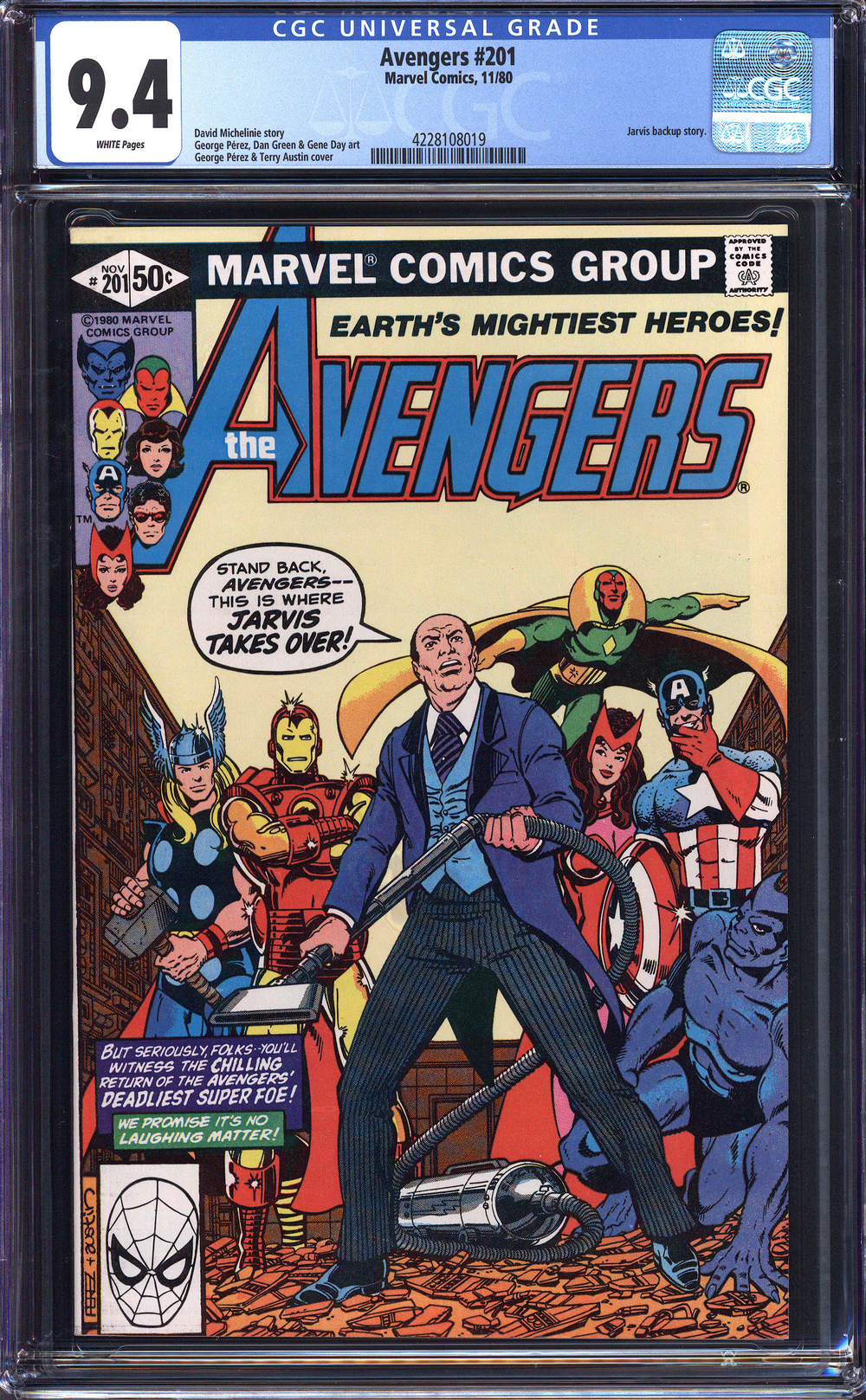 Cover of The Avengers #201