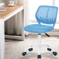 thumbnail image 1 of Silla de oficina giratoria de 360 grados ajustable en altura FurnitureR Azul CARNATION, 1 of 6