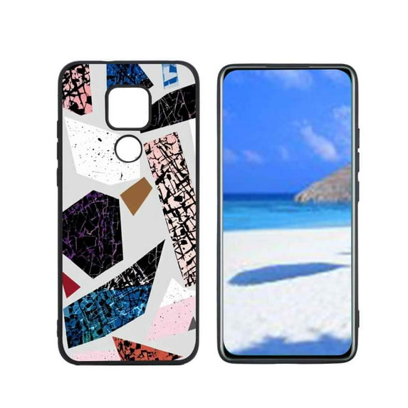 Abstraction-7 Phone Case, Degined for Moto G Play 2021 Case Men Women, Flexible Silicone Shockproof Case for Moto G Play 2021