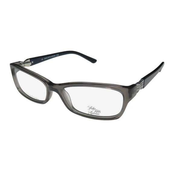 SAKS FIFTH AVENUE Eyeglasses 271 0FX8 Onyx Crystal 51MM