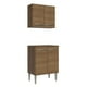 thumbnail image 1 of Kit Alacena y Mueble de Cocina 64cm Madesa Emilly Marrón, 1 of 8