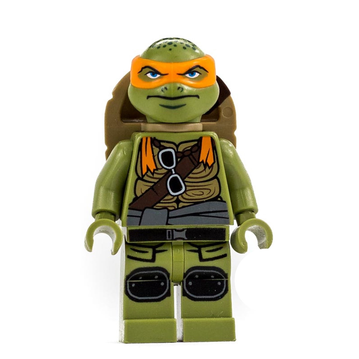 michelangelo lego keychain