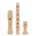 thumbnail image 3 of QI MEI 8-Hole German Style Soprano Descant Recorder Flute with Cleaning Rod Finger Rest Strap PU Storage Bag, 3 of 7
