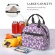 thumbnail image 5 of Easygdp Daisies Flowers Caja de Almuerzo para Mujeres y Hombres, Bolsa de Almuerzo Insulada, Bolsas Reutilizables Impermeables para Viajes, Trabajo y Picnics, 5 of 7