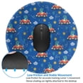 thumbnail image 4 of Disketp Dinosaur Driving Small Mouse Pad 7.9x7.9 Inches,Washable Round Mousepad for Office Laptop Computer,Non-Slip Rubber Base Mouse Pads for Wireless Mouse, 4 of 8