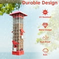 thumbnail image 4 of Birdkiss Squirrel-Proof Bird Feeder, Metal Mesh Bird Feeders for Outdoors Hanging, 3lbs Large Capacity Squirrel-Proof Wild Bird Feeders with Gravity Protection, 4 of 7