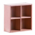 thumbnail image 1 of Estantería de madera decorativa para libros, muebles en miniatura, modelos de gabinetes, adornos decorativos, 1 of 6