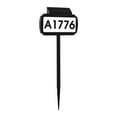 thumbnail image 2 of LED Illuminated Address Plaque with Stake House Number Light for Street Yard, 2 of 7