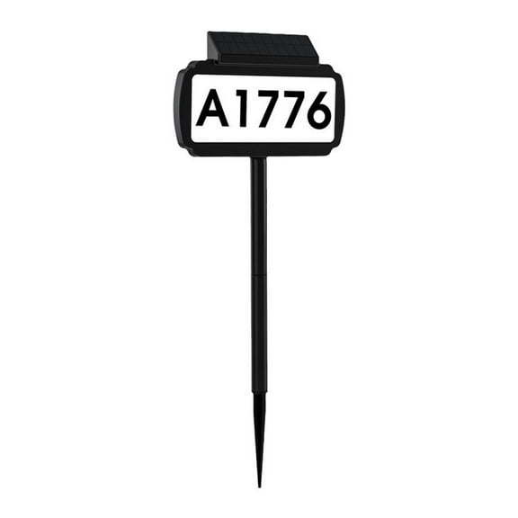 TISHITA LED Illuminated Address Plaque with Stake House Number Light for Street Yard