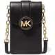 thumbnail image 1 of Michael Kors Bolso Bandolera Pequeño para Teléfono de Piel Sintética Carmen 35T2GNMC5L-001 (Negro), 1 of 5