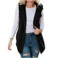 thumbnail image 2 of Hvyesh Sherpa Vest for Women Casual Fleece Fuzzy Sleeveless Jackets Warm Zip Up Solid Vests Outerwear with Pockets, 2 of 10