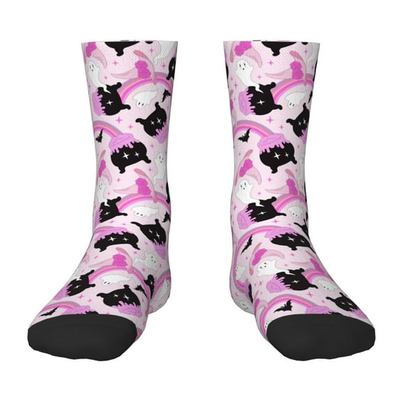 Naloa Pink Girl Halloween Kids Socks Unisex Kids and Toddlers' Crew Socks, ,1 Pairs