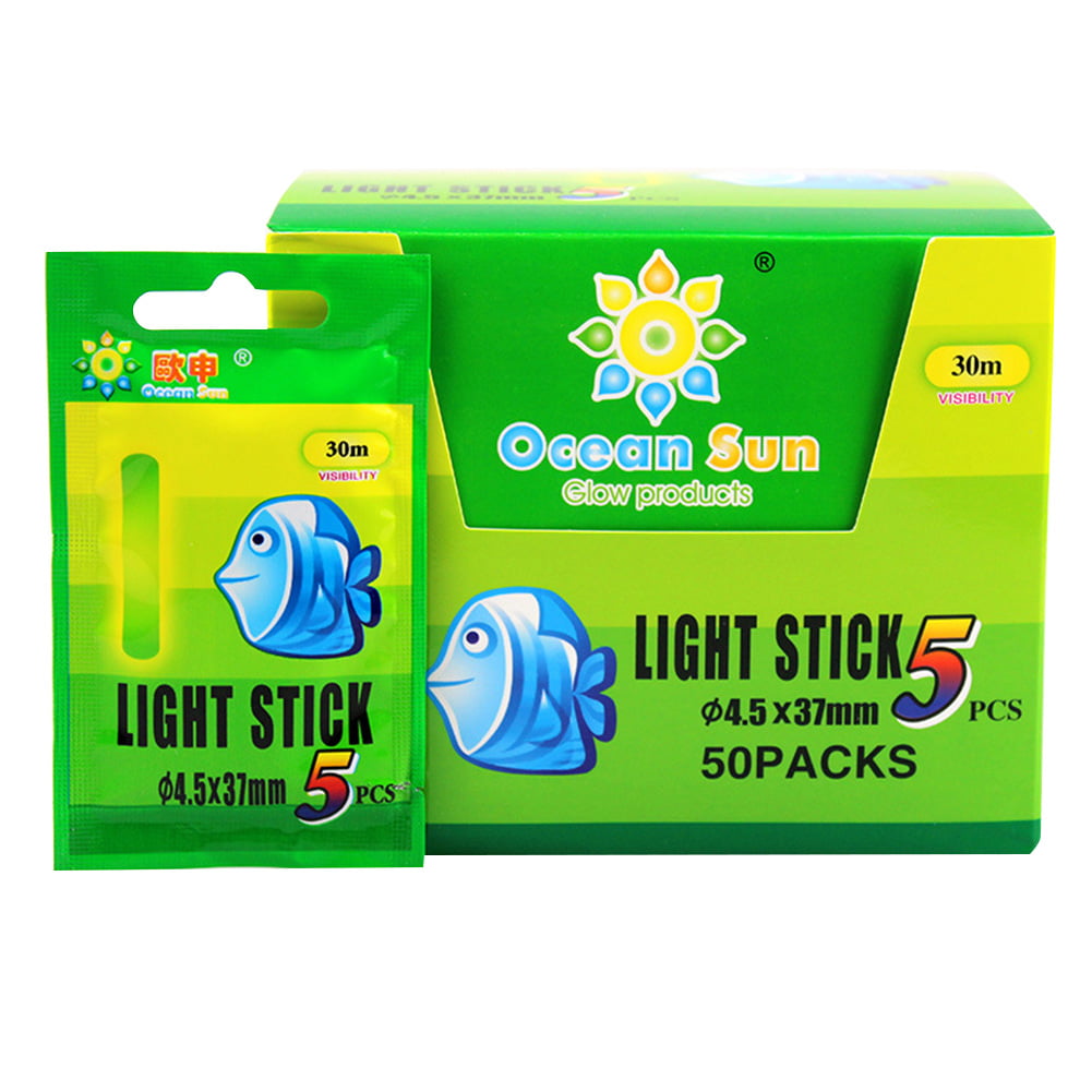 kaakaeu 15Pcs Mini Visibility Fluorescent Luminous Glowsticks Night Fishing Multipurpose DIY Light Sticks Party Accessories 