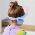 thumbnail image 6 of 1Pc Baby Shower Cap Shield for Kids Soft Silicone Adjustable 1-10 Years Old Cartoon Cat Shower Cap for Kids Toddler Shower Cap Shield Makes the Kids Bath More Fun, 6 of 7