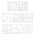 thumbnail image 1 of MasteelfCA 8pcs DIY Hollow Painting Templates Arts Crafts Drawing Stencil Templates, 1 of 7