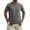 Gray, variant on Mens Training T-Shirts Short Sleeve Lightweight Casual Crew Neck Basic Tees Breathable Summer Tops for Weekend Exercise Gray L