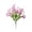 Purple, variant on Fareti Artificial Flowers Plants for Outdoors, Artificial Petunias UV Resistant Realistic Silk Petunias Fake Flowers for Outdoor Garden Porch Balcony Decoration