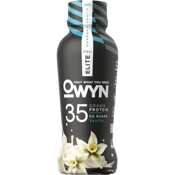 OWYN Pro Elite 100 Plant Powered 35g Protein Vegan Shake Drink, 12 Fl