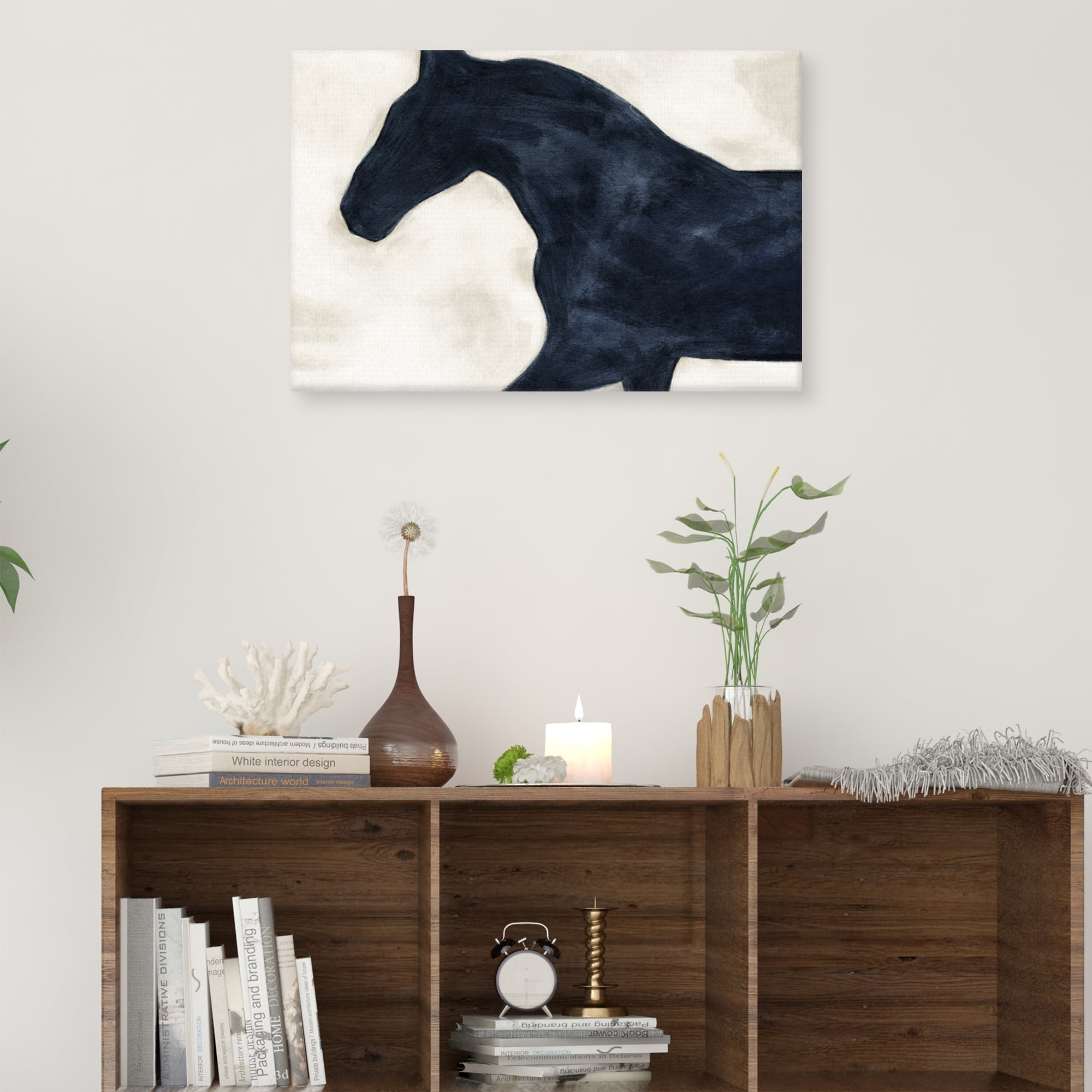 Equestrian Beauties Halt by Kristine Hegre Canvas Art Print