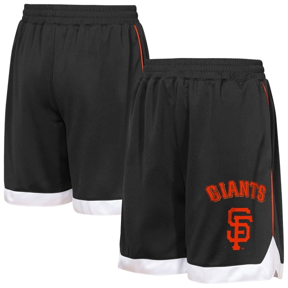 Youth Outerstuff Black San Francisco Giants Big League All Star Fashion Shorts