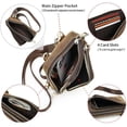 thumbnail image 3 of Vintage Leather Mens shoulder bag, Messenger Bag, mobile phone bag, waist bag, 3 of 10