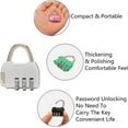3 Digit Combinations Padlock Safe Cipher Lock Small Combination Lock